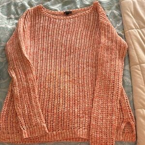 Cotton knit pullover sweater